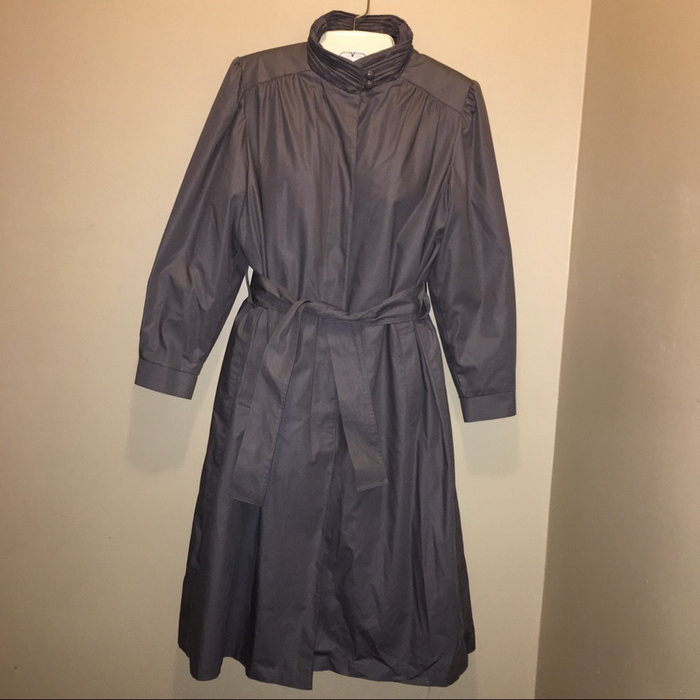 Vintage Victorian style London fog trench coat